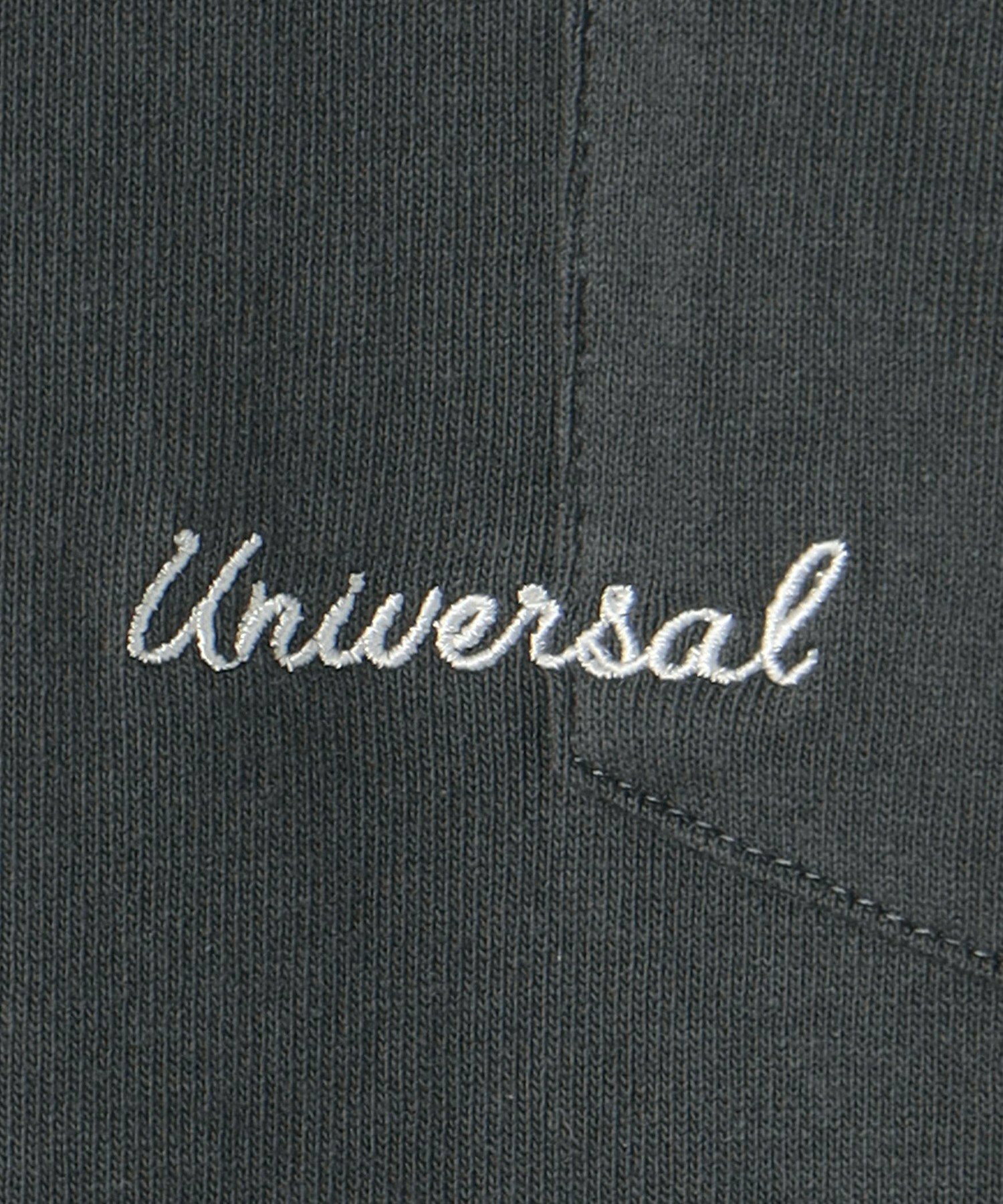 【別注】<UNIVERSAL OVERALL>GLR ロゴ エンブロ ポケット Tシャツ